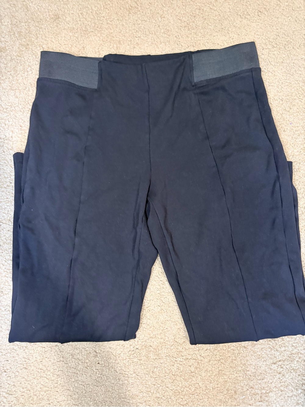 Terra & Sky Black Knit Jogger Pants